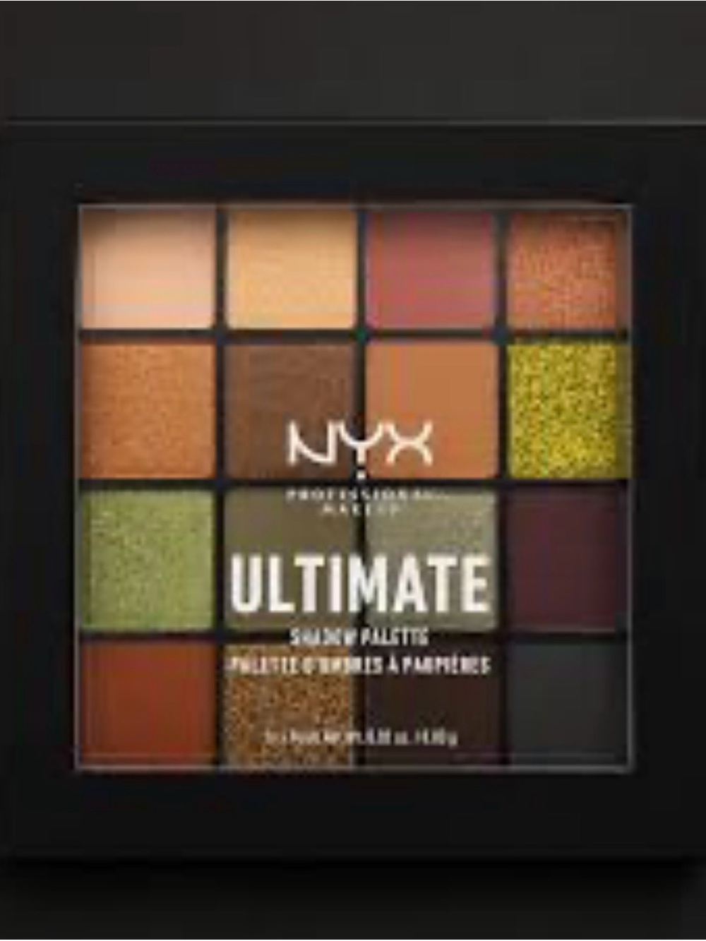 NYX Ultimate Eyeshadow Palette - Warm Neutrals & Green Accents